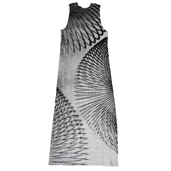 PLEATS PLEASE Motion Dress Print Sleeveless Dress K-169335_009