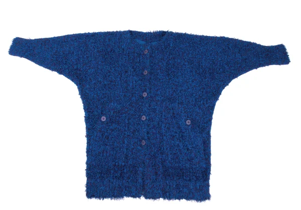 PLEATS PLEASE Shaggy Pleated Long Cardigan K-169336_002