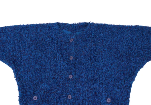 PLEATS PLEASE Shaggy Pleated Long Cardigan K-169336_003