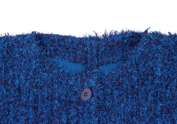 PLEATS PLEASE Shaggy Pleated Long Cardigan K-169336_004