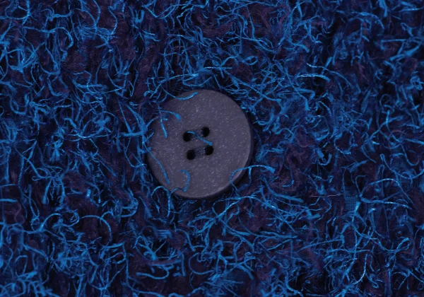 PLEATS PLEASE Shaggy Pleated Long Cardigan K-169336_005