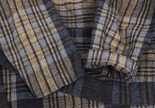 ISSEY MIYAKE PERMANENTE Check Top & Pants K-169339_006