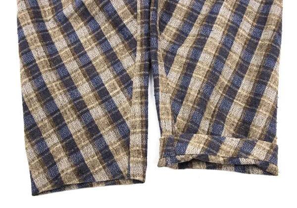 ISSEY MIYAKE PERMANENTE Check Top & Pants K-169339_014