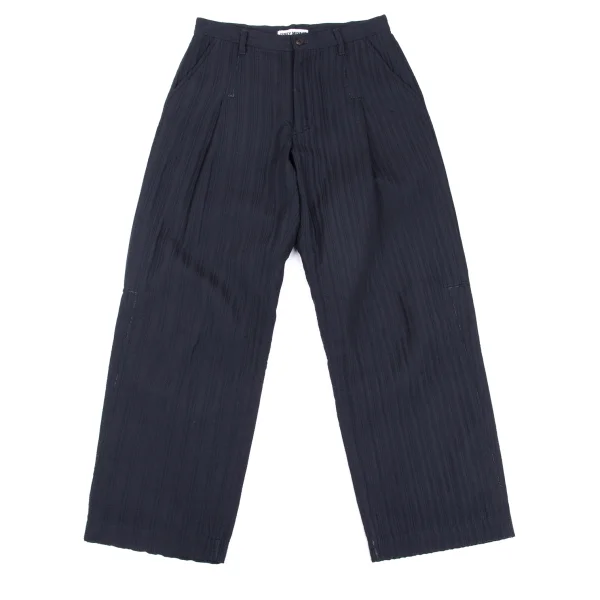ISSEY MIYAKE Poly Stitch Design Pants Navy M K-169340_001