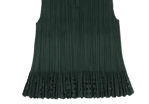 PLEATS PLEASE Hem Cutting Skipper Sleeveless Top K-169341_007