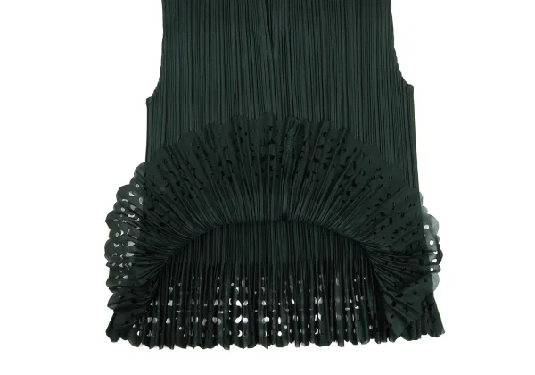 PLEATS PLEASE Hem Cutting Skipper Sleeveless Top K-169341_009