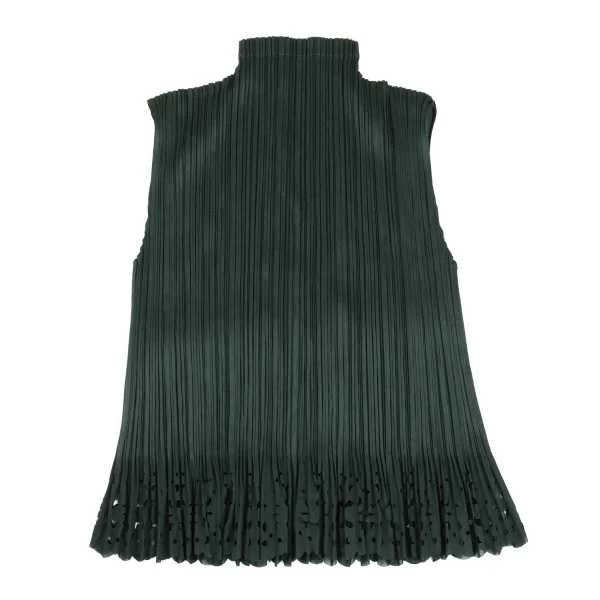 PLEATS PLEASE Hem Cutting Skipper Sleeveless Top K-169341_010
