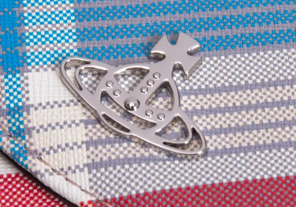 Vivienne Westwood SAFFIANO Checker Small Wallet K-169344_004