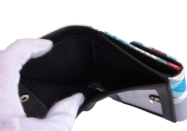 Vivienne Westwood SAFFIANO Checker Small Wallet K-169344_008