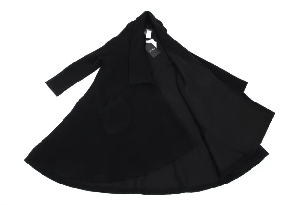 LIMI feu Wool Blend Knitted Gown Coat K-169345_011