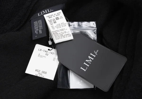 LIMI feu Wool Blend Knitted Gown Coat K-169345_015