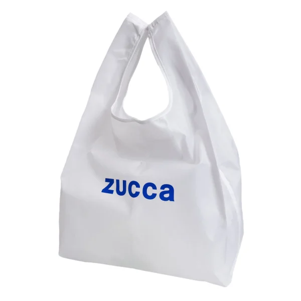 zucca Logo Printed Tote Bag White  K-169347_001