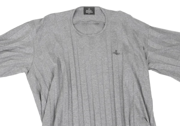 Vivienne Westwood MAN Orb Embroidered Striped Long T Shirt K-169349_002