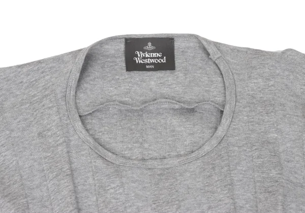 Vivienne Westwood MAN Orb Embroidered Striped Long T Shirt K-169349_003