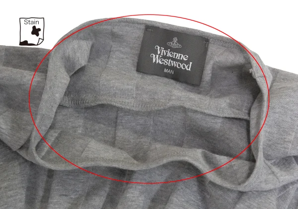 Vivienne Westwood MAN Orb Embroidered Striped Long T Shirt K-169349_004