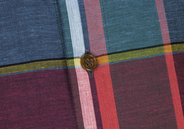 Vivienne Westwood MAN Cotton Linen Check Shirt K-169350_004