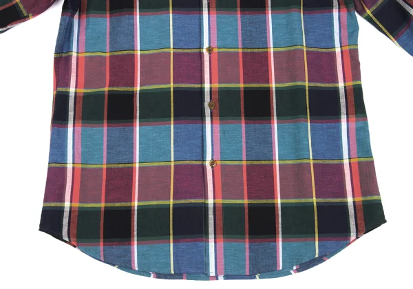 Vivienne Westwood MAN Cotton Linen Check Shirt K-169350_010