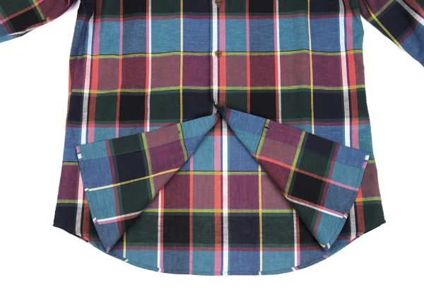 Vivienne Westwood MAN Cotton Linen Check Shirt K-169350_011