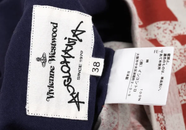 Vivienne Westwood ANGLOMANIA Graphic Printed Square Top K-169351_015