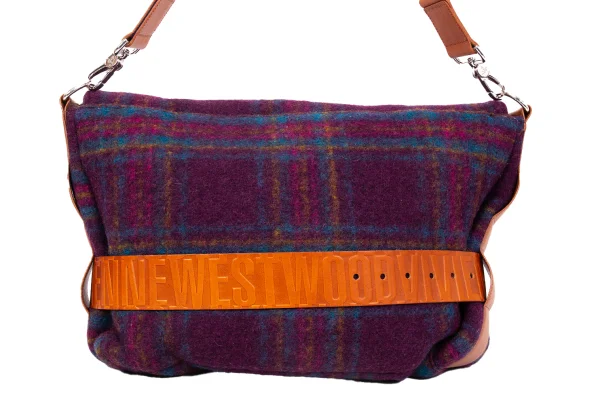 Vivienne Westwood Check Brushed Fabric Shoulder Bag K-169354_005