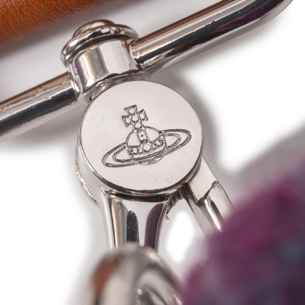 Vivienne Westwood Check Brushed Fabric Shoulder Bag K-169354_013