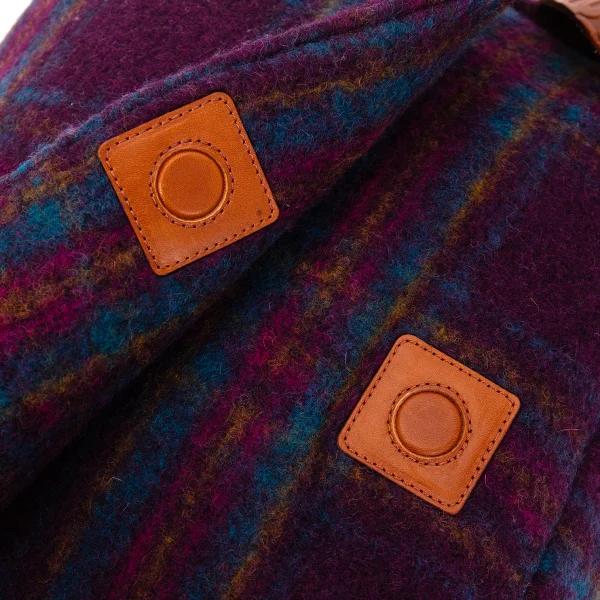 Vivienne Westwood Check Brushed Fabric Shoulder Bag K-169354_014