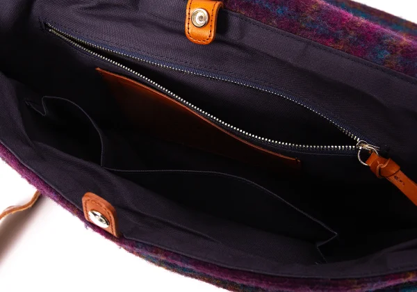 Vivienne Westwood Check Brushed Fabric Shoulder Bag K-169354_017