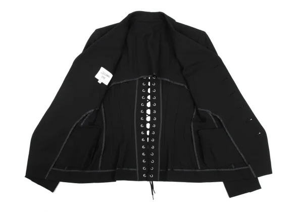 Jean Paul GAULTIER FEMME Back Lace Up Corset Jacket K-169357_013