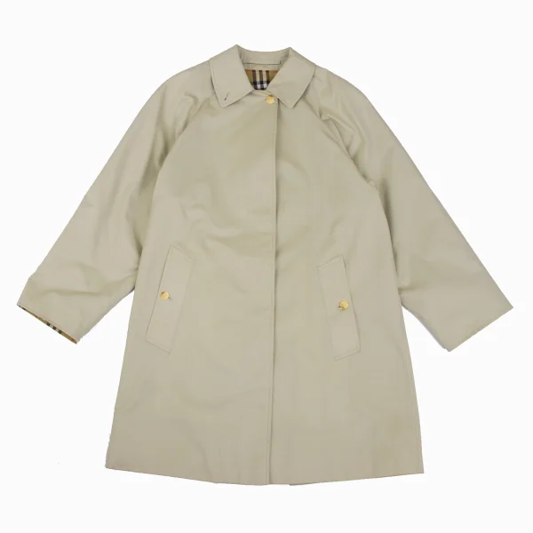 Burberrys' Cotton Poly Lining Check Coat K-169360_002