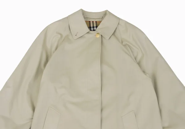 Burberrys' Cotton Poly Lining Check Coat K-169360_003