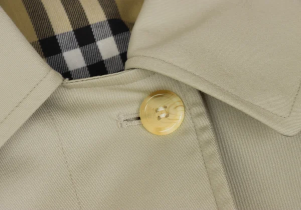 Burberrys' Cotton Poly Lining Check Coat K-169360_005