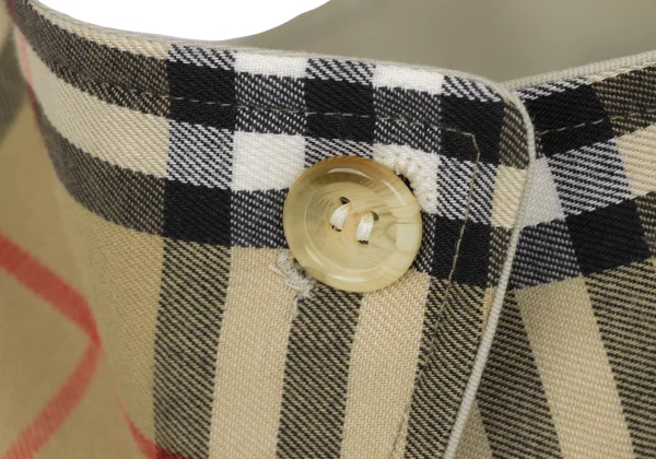 Burberrys' Cotton Poly Lining Check Coat K-169360_007