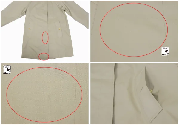 Burberrys' Cotton Poly Lining Check Coat K-169360_011