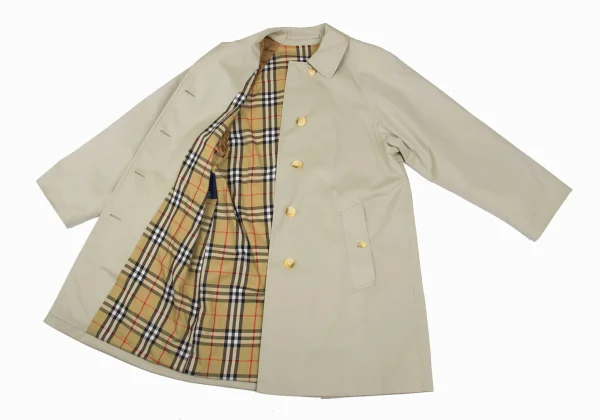 Burberrys' Cotton Poly Lining Check Coat K-169360_013