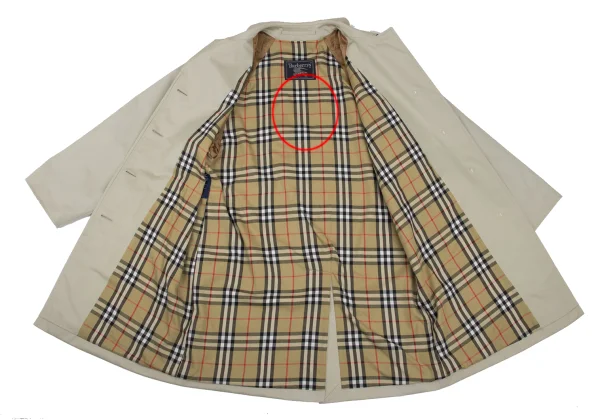 Burberrys' Cotton Poly Lining Check Coat K-169360_014