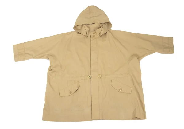 Plantation Linen Cotton Hooded Coat K-169361_002
