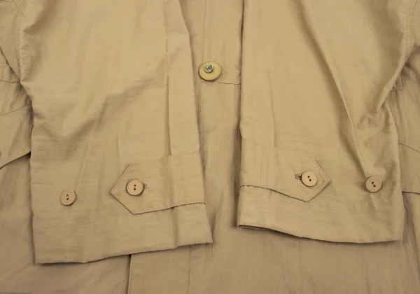 Plantation Linen Cotton Hooded Coat K-169361_008