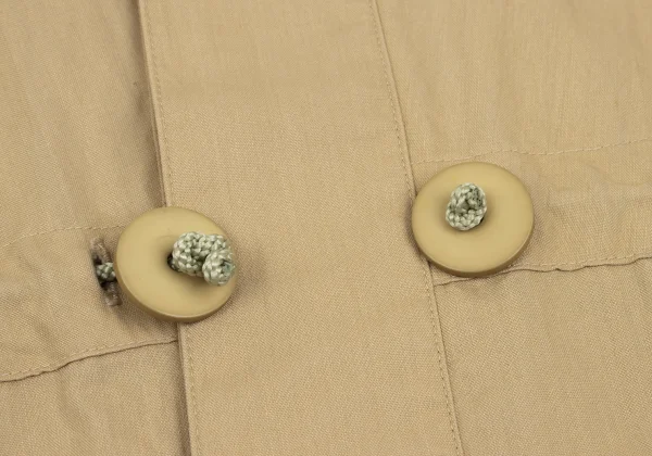 Plantation Linen Cotton Hooded Coat K-169361_011