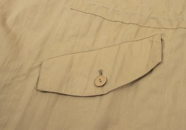 Plantation Linen Cotton Hooded Coat K-169361_012