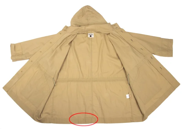 Plantation Linen Cotton Hooded Coat K-169361_013