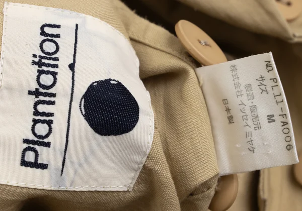 Plantation Linen Cotton Hooded Coat K-169361_019