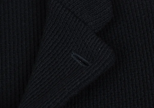 robe de chambre COMME des GARCONS Wool Sheer Panel Knit Jacket K-169362_005