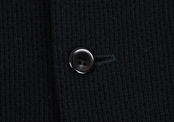 robe de chambre COMME des GARCONS Wool Sheer Panel Knit Jacket K-169362_012