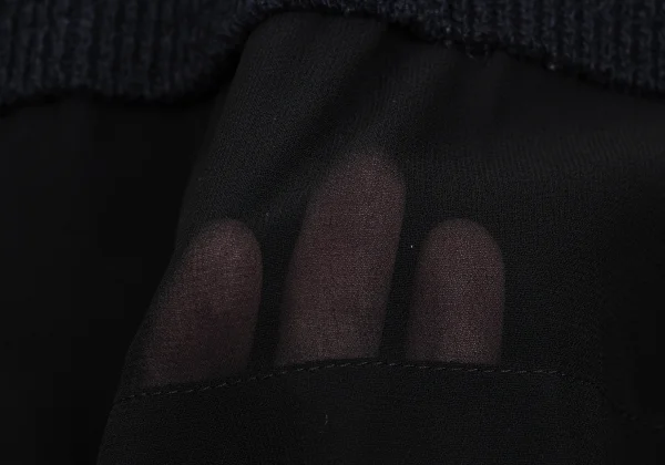 robe de chambre COMME des GARCONS Wool Sheer Panel Knit Jacket K-169362_016