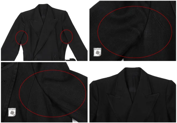 Jean Paul GAULTIER FEMME Back Belt Multi-Pocket Piping Jacket K-169363_003