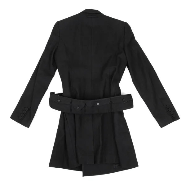 Jean Paul GAULTIER FEMME Back Belt Multi-Pocket Piping Jacket K-169363_014
