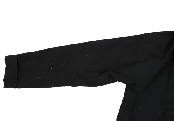 PLEATS PLEASE Ultrasonic Cutting Shawl Collar Coat K-169364_009