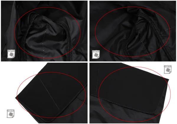 PLEATS PLEASE Ultrasonic Cutting Shawl Collar Coat K-169364_016