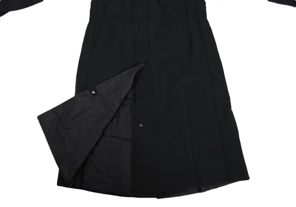 PLEATS PLEASE Ultrasonic Cutting Shawl Collar Coat K-169364_018