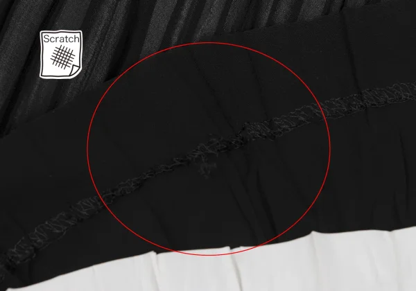 COMME des GARCONS Cut Off Pleated Skirt K-169365_008